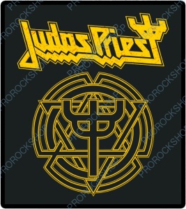 nášivka na záda, zádovka Judas Priest - yellow logo
