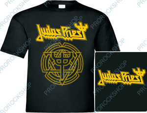 pánské triko Judas Priest - yellow logo
