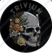 placka, odznak Trivium - skull
