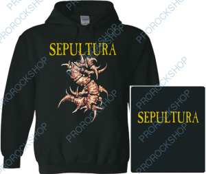 mikina s kapucí Sepultura - logo II