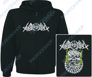 mikina s kapucí a zipem Toxic Holocaust - skull