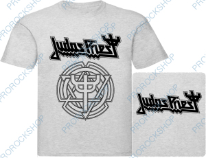 šedivé pánské triko Judas Priest