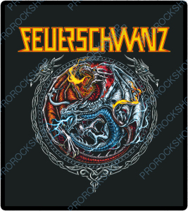 nášivka na záda, zádovka Feuerschwanz - logo