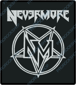 nášivka na záda, zádovka Nevermore - logo