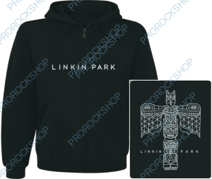 mikina s kapucí a zipem Linkin Park - totem