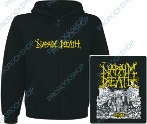 mikina s kapucí a zipem Napalm Death - Scum