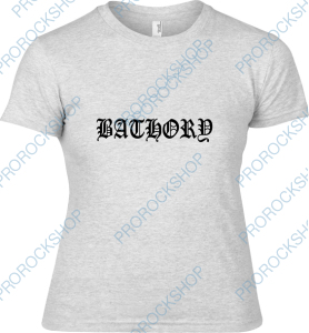 šedivé dámské triko Bathory