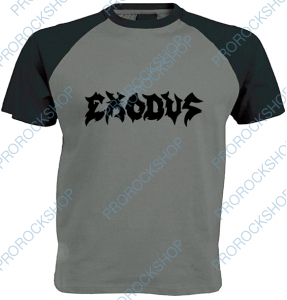 šedočerné triko Exodus