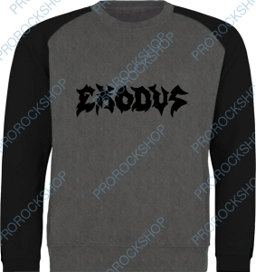 černošedivá mikina bez kapuce Exodus