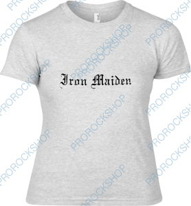 šedivé dámské triko Iron Maiden II