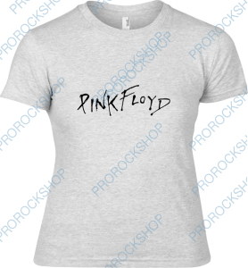 šedivé dámské triko Pink Floyd