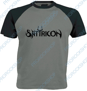 šedočerné triko Saytricon