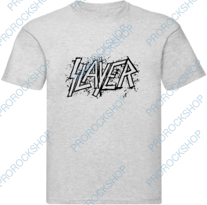 šedivé pánské triko Slayer
