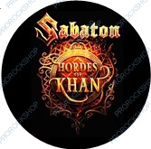 placka, odznak Sabaton - Hordes Of Khan