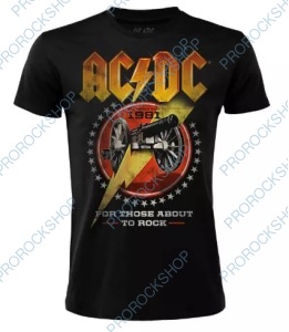 triko AC/DC - For Those About to Rock design