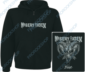 mikina s kapucí a zipem Misery Index - Faust