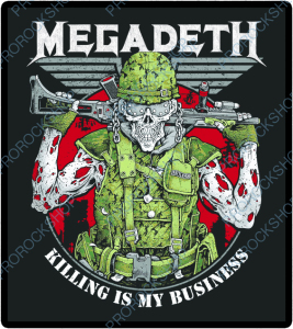 nášivka na záda, zádovka Megadeth - Killing Is My Business