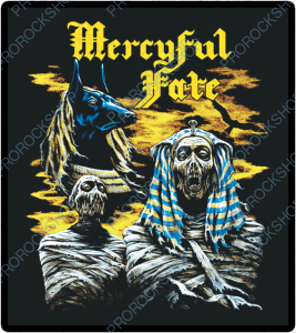 nášivka na záda, zádovka Mercyful Fate - Time, Anubys and mummy
