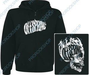 mikina s kapucí a zipem The Offspring - skull logo