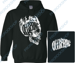 mikina s kapucí The Offspring - skull logo