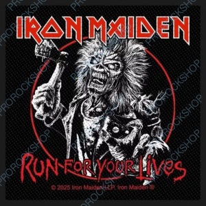nášivka Iron Maiden - Run for your lives