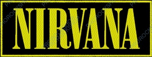 nášivka nápis Nirvana