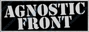 nášivka nápis Agnostic Front