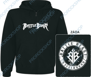 mikina s kapucí a zipem Battle Beast - Steelbound