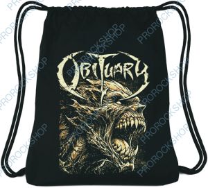 vak na záda Obituary - monster logo