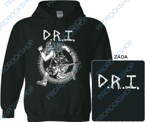 mikina s kapucí D.R.I. - Skater Skull Guitar