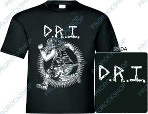 triko D.R.I. - Skater Skull Guitar