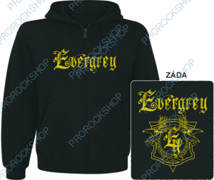 mikina s kapucí a zipem Evergrey - Crest & Ravens