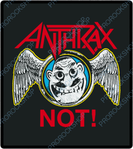 nášivka na záda, zádovka Anthrax - NOT!