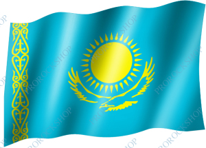 venkovní vlajka Kazachstán
