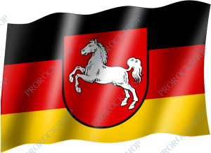 venkovní vlajka Niedersachsn