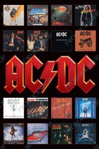plakát AC/DC - album covers