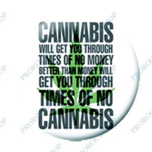 placka, odznak Marihuana - cannabis