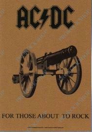 plakát, vlajka AC/DC - For Those About To Rock