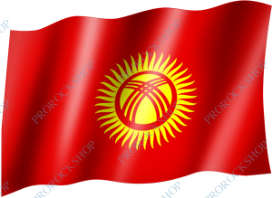 venkovní vlajka Kyrgystán