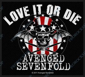 nášivka Avenged Sevenfold - Love It Or Die