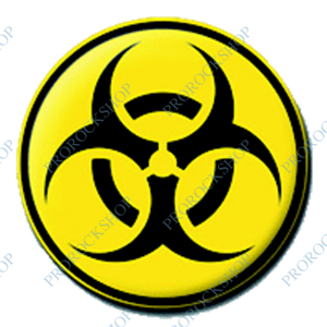 placka, odznak Biohazard