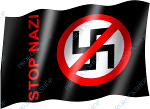 venkovní vlajka Stop Nazi