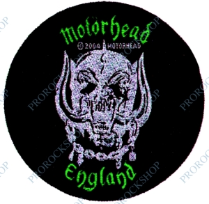 nášivka Motörhead - England kulatá