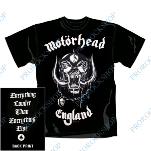triko Motörhead - England - Everything Louder ...