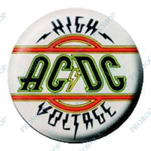 placka, odznak AC/DC - High Voltage