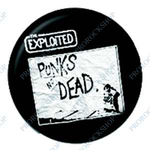 placka, odznak The Exploited - Punk's Not Dead