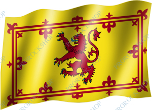 venkovní vlajka Skotsko, znak