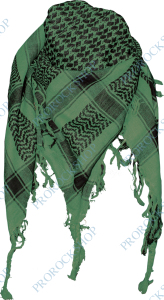 šátek palestina, arafat - zelený III