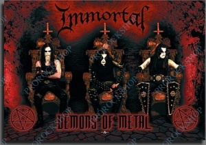 plakát, vlajka Immortal - Demons Of Metal