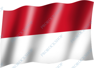 venkovní vlajka Indonesie